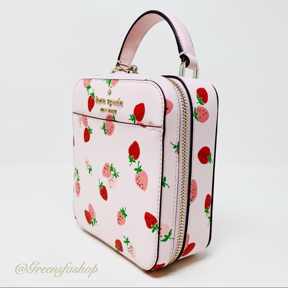 kate spade daisy wild strawberries vanity crossbody